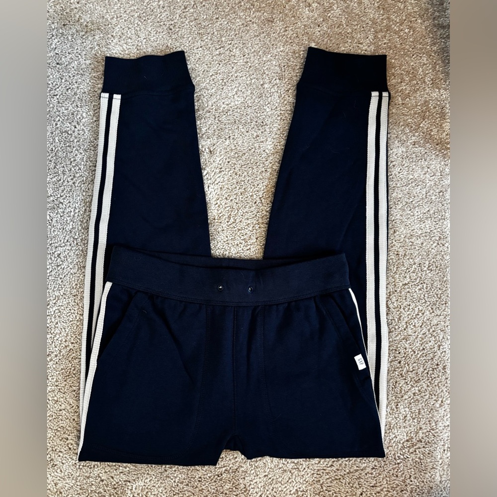 GAP Kids Navy Sweatpants with White Stripes
